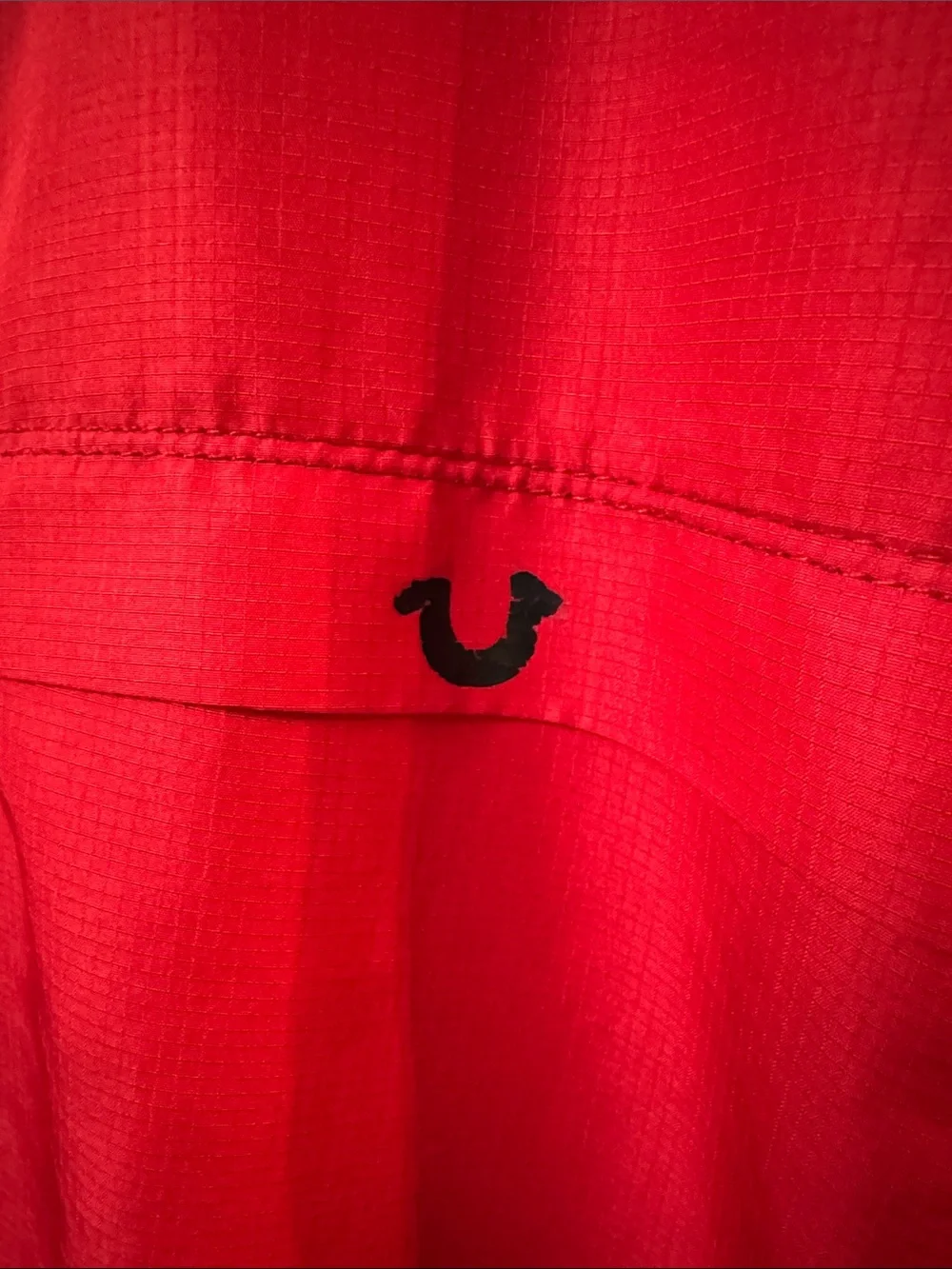 True Religion Men’s Red Windbreaker Jacket